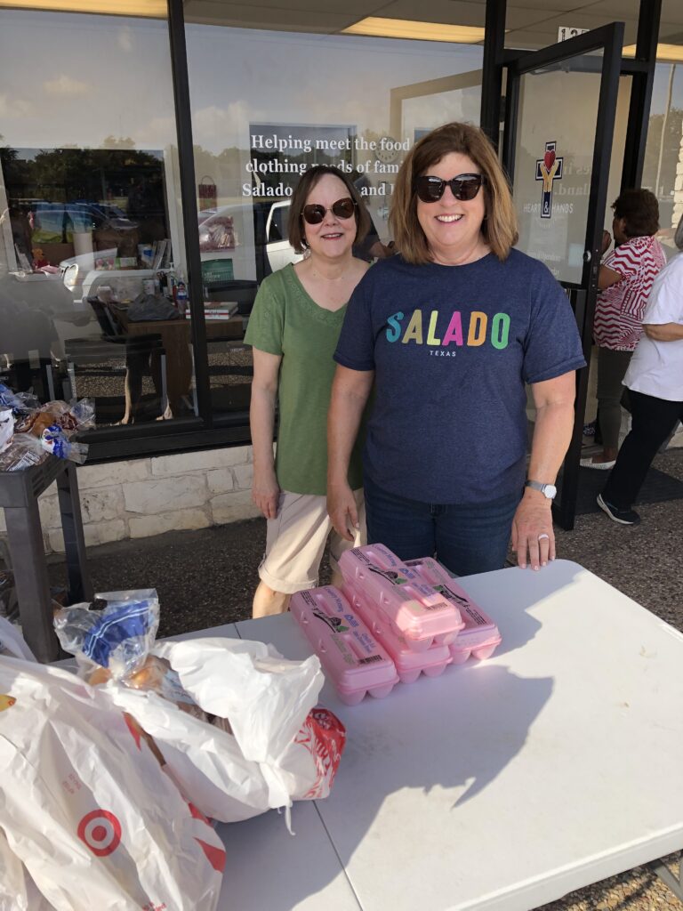 Volunteers during Food Distribution